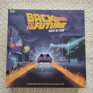 Back to the Future~Back in Time Board Game~Cooperative Co-Op~Family~Dice~Funko